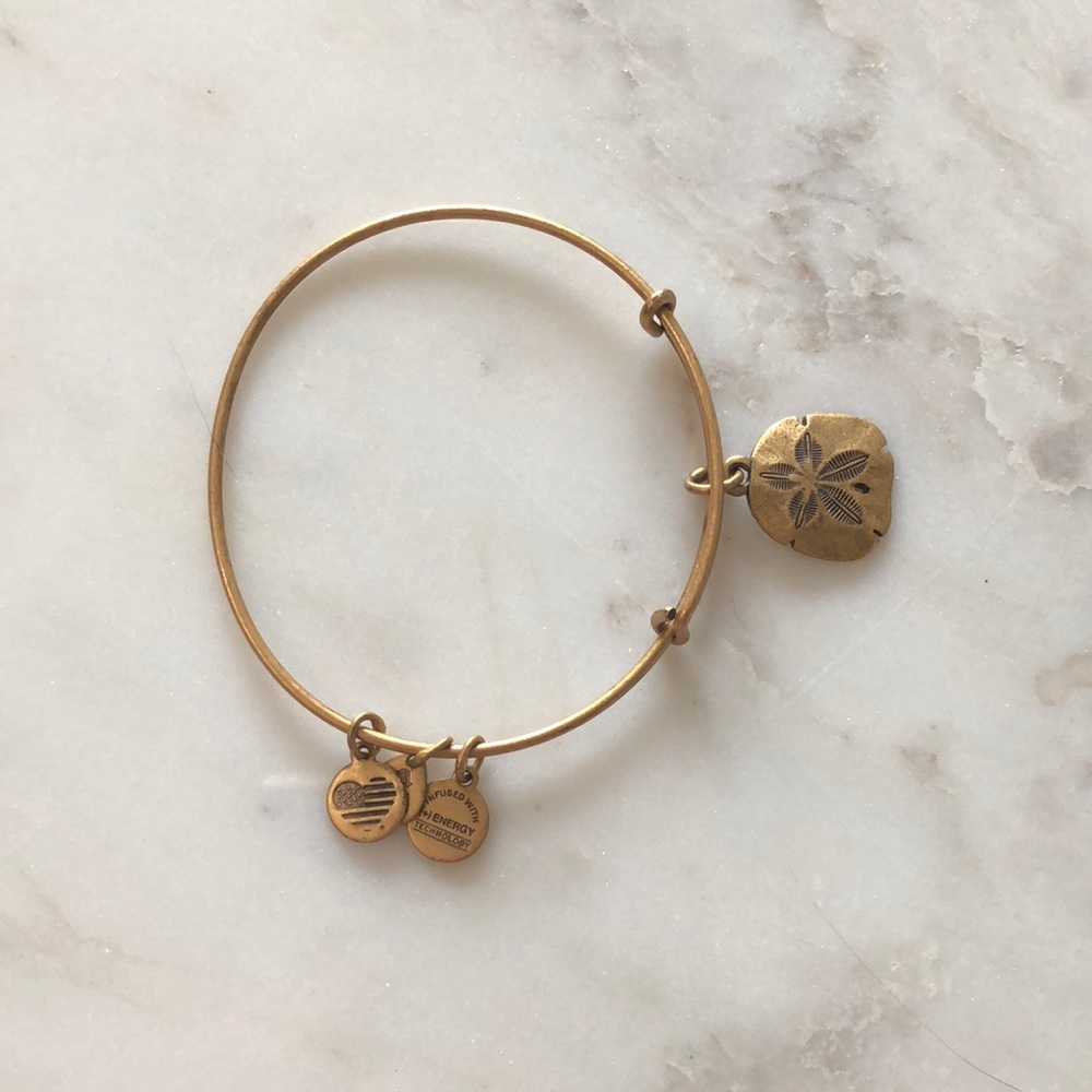 Alex and Ani Sand Dollar Bracelet